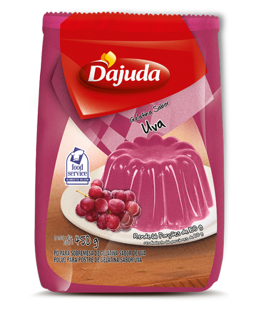 Grape Jello Pack 450g Alimentos Wilson